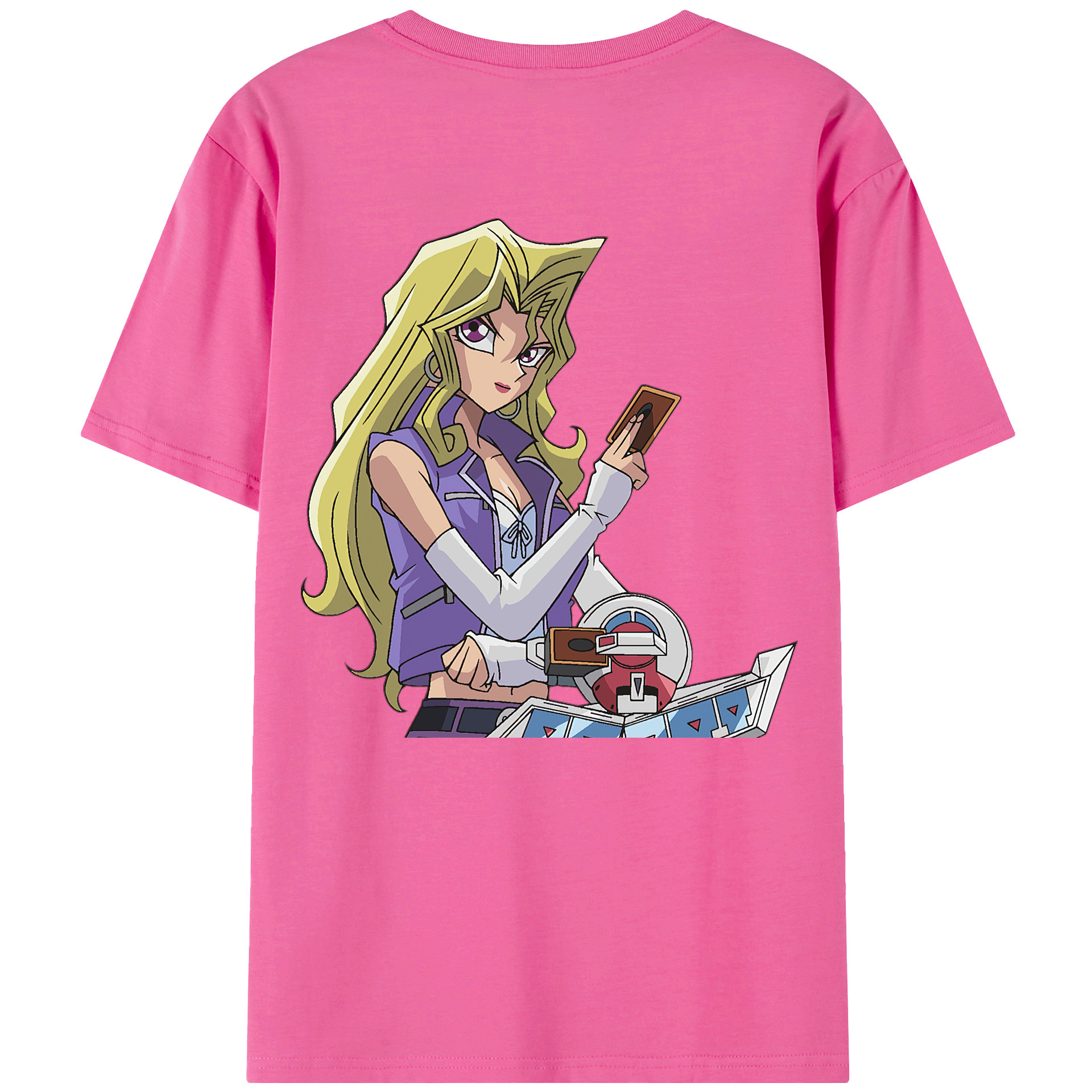 （画像用） 遊☆戯☆王 Yu-Gi-Oh! レディース半袖Tシャツ(バックプリント)